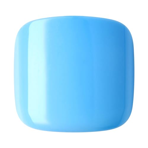 KISS imPRESS Color No Glue Pedi Press-On Toenails, Light Bule, Squoval Shape, Includes 24 Nails, Prep Pad, 1 Manicure Stick, 1 Mini File