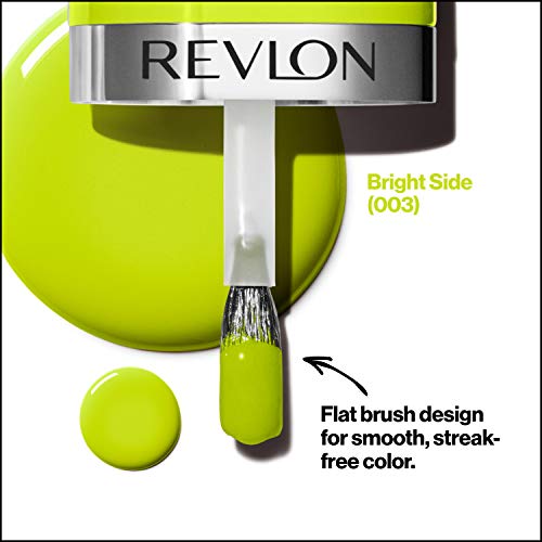 REVLON Ultra HD Snap Nail Polish, Glossy Nail Color, 100% Vegan Formula, No Base and Top Coat Needed, 003 Bright Side, 0.27 fl. Oz.