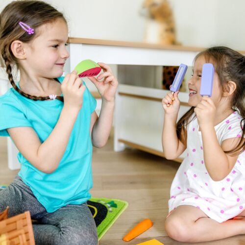 Melissa & Doug Blue’s Clues & You! Share with Blue Picnic Play Set with Hand Puppet - FSC-Certified Materials