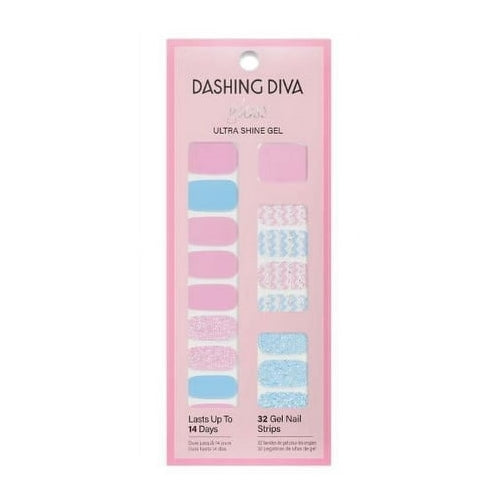 Dashing Diva Gloss Ultra Shine Gel Nail Strips - Poppin Pastels