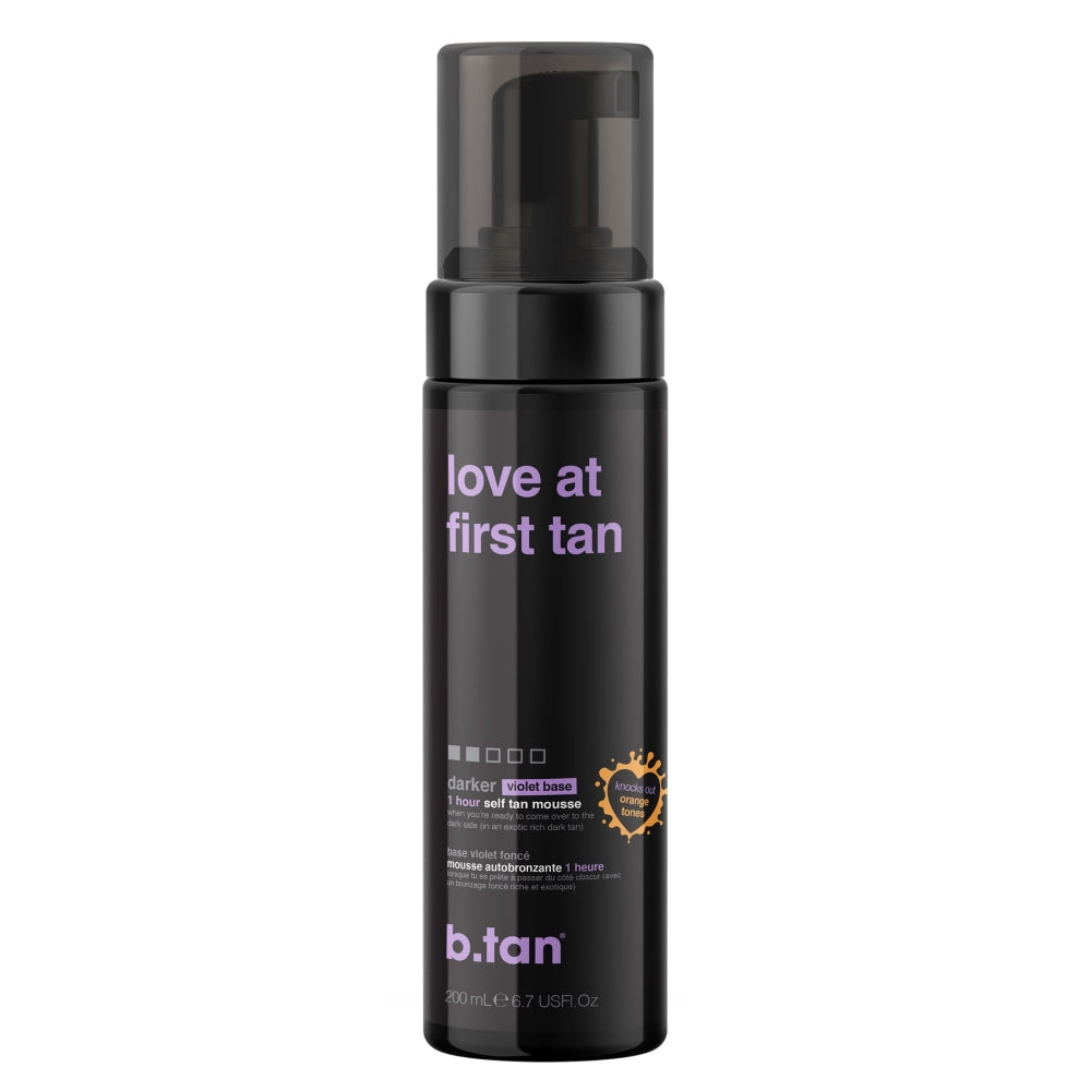b.tan love at first tan - self tan mousse, 6.7 fl oz