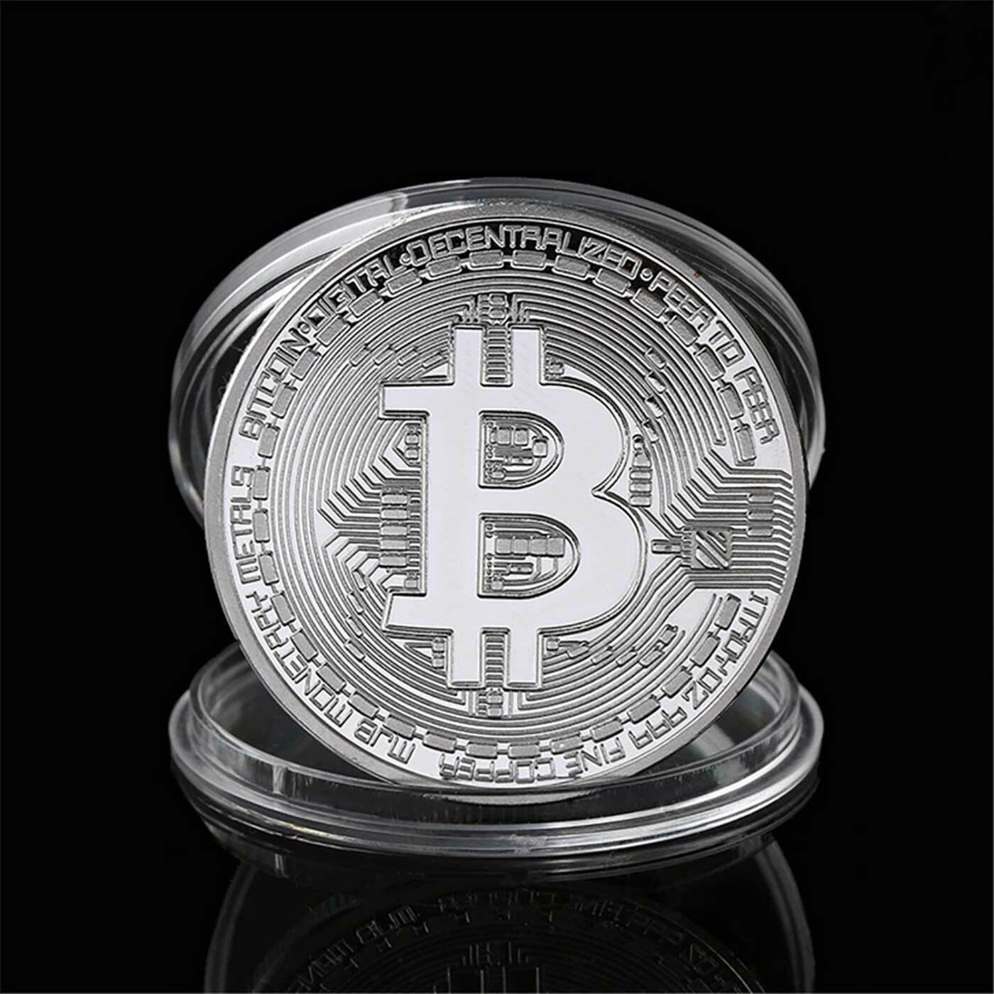 Cryptocurrency Collectors Edition 40mm Crypto Coin Keychain Capsule Set Bitcoin