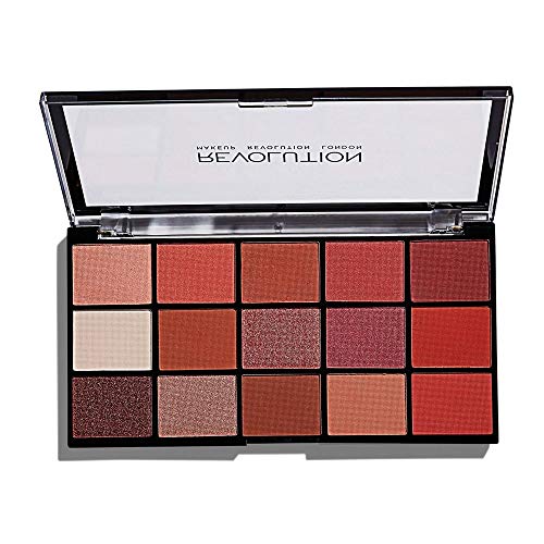 Makeup Revolution Eyeshadow Palette, Reloaded Iconic Newtrals 2, Face Make Up, Compact Eye Shadow Palette by Revolution Beauty