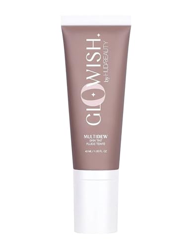 HUDA BEAUTY GloWish Multidew Vegan Skin Tint Foundation 12 Rich