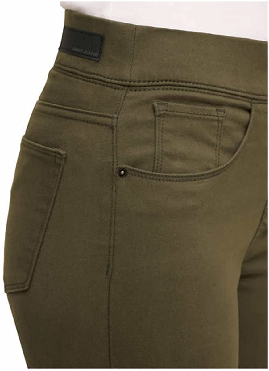 DKNY Jeans Ladies' Pull On Bermuda Short (Olive, X-Small)