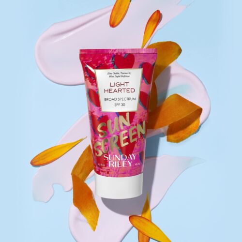 Sunday Riley Light Hearted Broad Spectrum SPF 30 Face Sunscreen EXP 03/2023