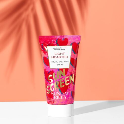 Sunday Riley Light Hearted Broad Spectrum SPF 30 Face Sunscreen EXP 03/2023