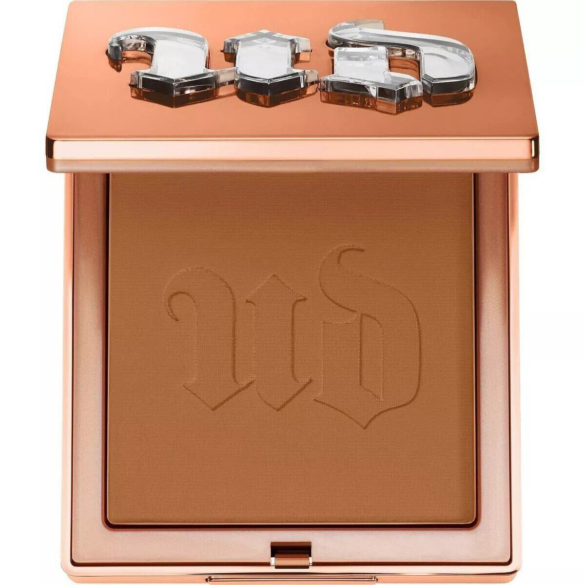 Urban Decay Stay Naked The Fix Powder Foundation, 80NN - Matte Finish Lasts Up To 16 Hours - Water & Sweat-Resistant - Comes with Charcoal-Infused Sponge