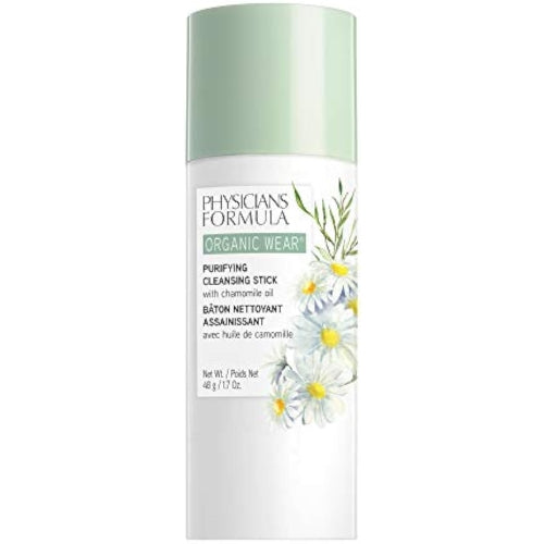 Makeup Remover By Physicians Formula Organic Wear Natural Purifying Cleansing Makeup Remover Balm Stick, Exfoliating, Dermatologist Tested, Clinicially Tested