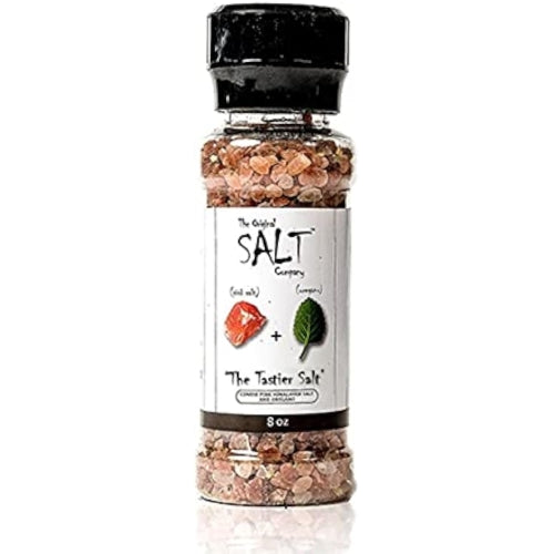 Kasa Style By The Original Salt Company Himalayan Rock Salt Grinder and Oregano