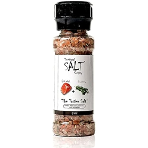 Kasa Style By The Original Salt Company Himalayan Rock Salt Grinder and Rosemary