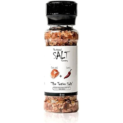 Kasa Style By The Original Salt Company Himalayan Rock Salt Grinder and Chilli