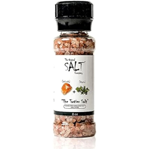 Kasa Style By The Original Salt Company Himalayan Rock Salt Grinder and Thyme