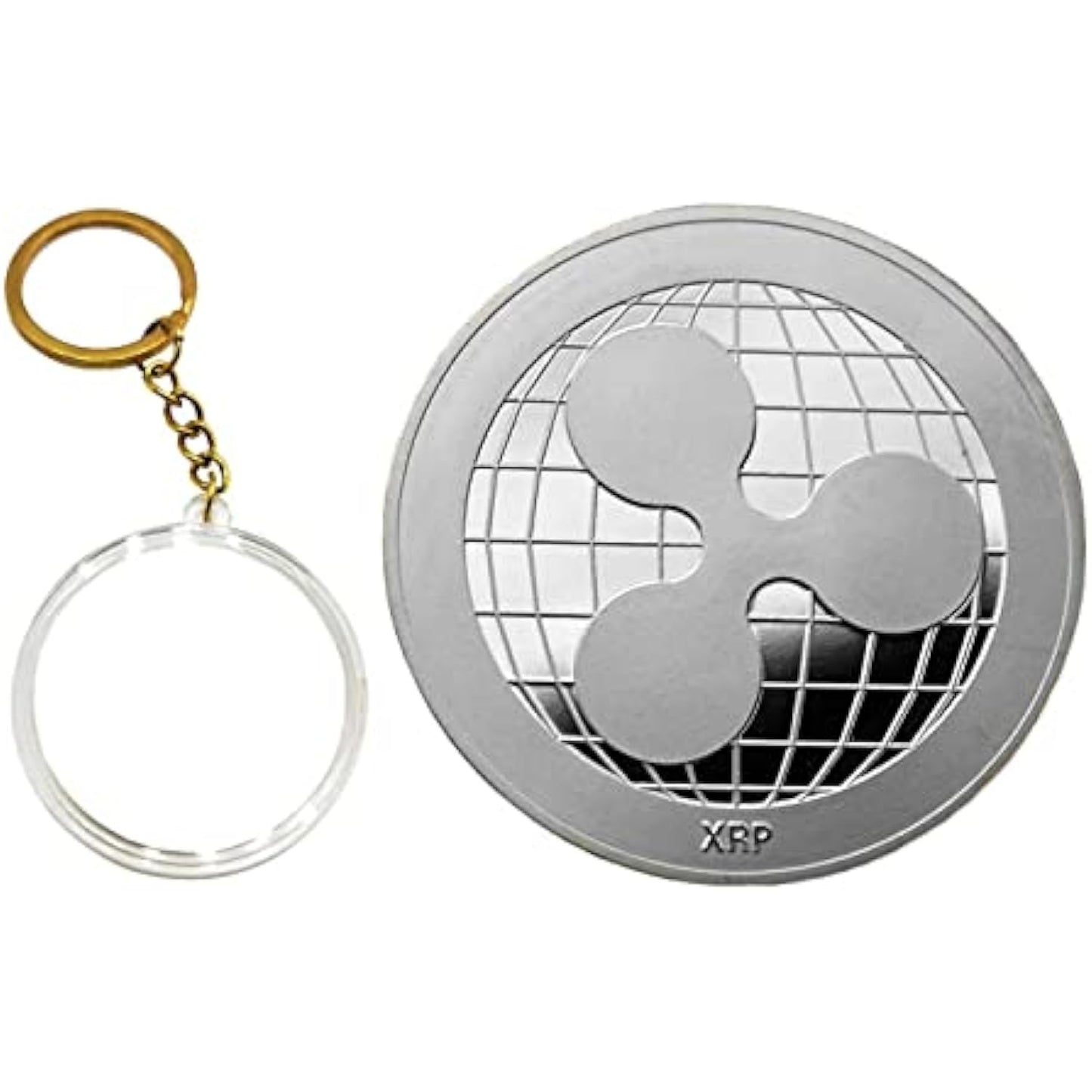 Cryptocurrency Collectors Edition 40mm Crypto Coin Keychain Capsule Set Bitcoin