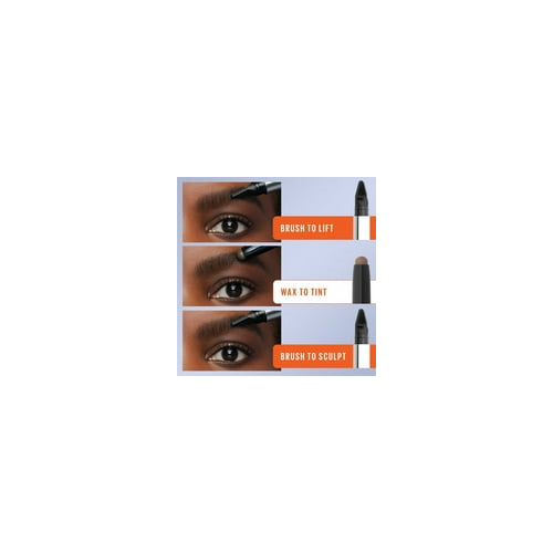 Maybelline Tattoo Studio Brow Fade and Smudge Resistant Lift Stick, Deep Brown
