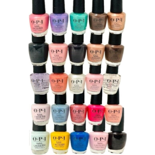 LOT OF 10 - OPI Nail Lacquer Polish 0.5oz - Assorted No Repeated Colors