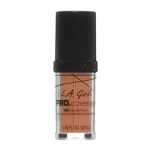 LA Girl Pro Coverage HD Long Wear Illuminating Foundation - Color : GLM651 - Bronze