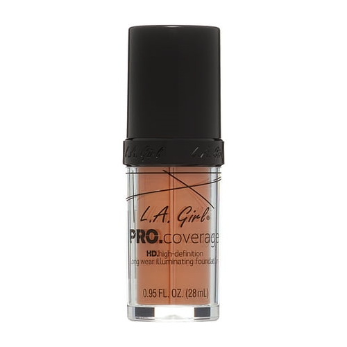 LA Girl Pro Coverage HD Long Wear Illuminating Foundation - Color : GLM651 - Bronze