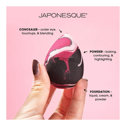 Japonesque Perfect Complexion Sakura Makeup Sponge, Multi-color
