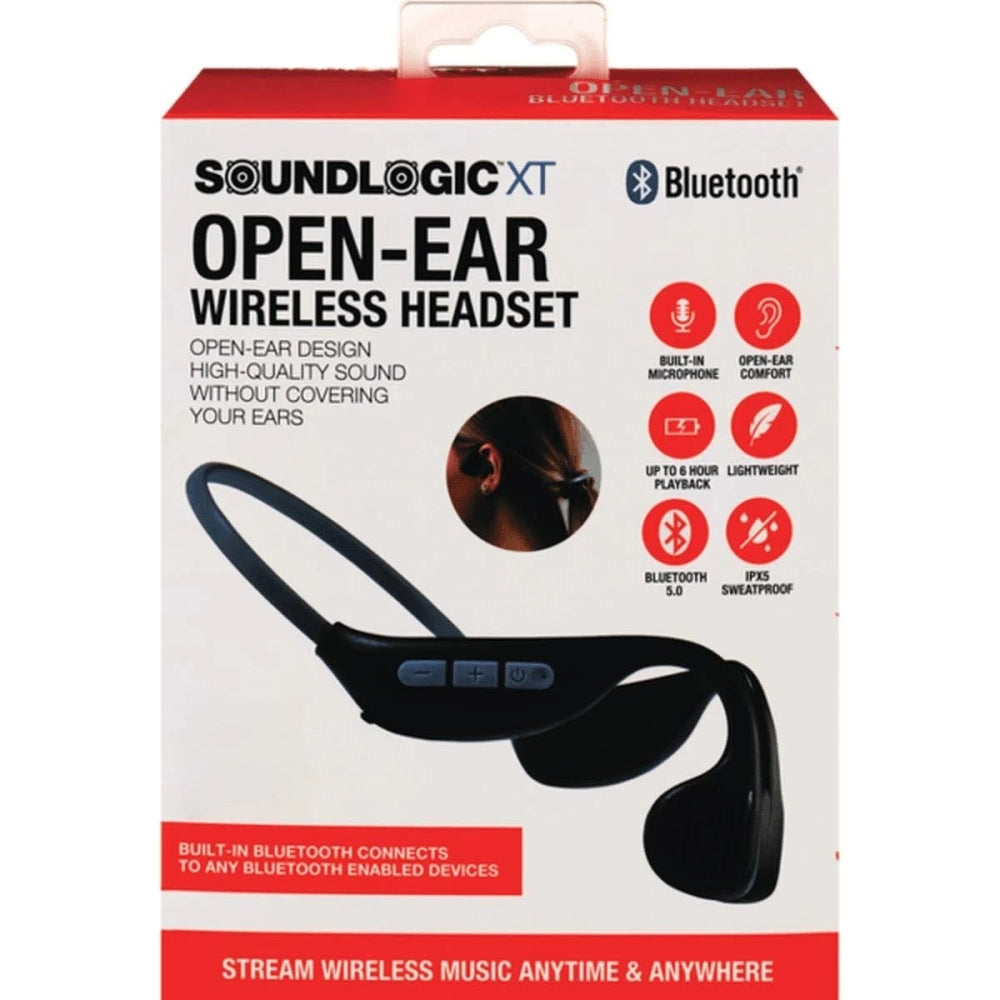 SoundLogic XT Open-Ear Wireless Headset Bluetooth
