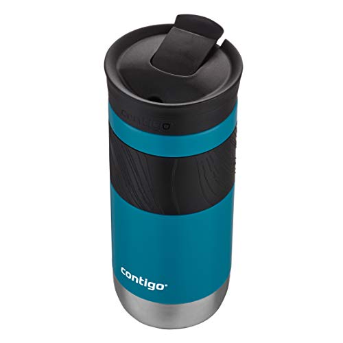 Contigo Byron 2.0 Stainless Steel Travel Mug with SNAPSEAL Lid, 16oz., 2 Pack, Sake/Juniper