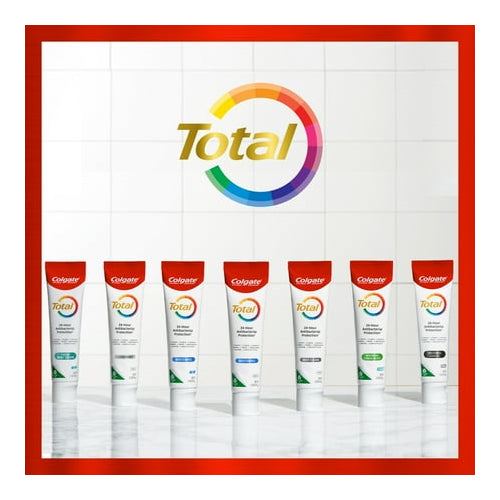 Colgate Total Whitening Toothpaste, Mint, 2 Pack, 5.1 Oz Tubes