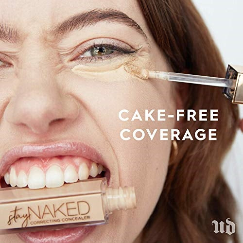 Urban Decay Stay Naked Correcting Full Coverage Concealer, 60NN - Lightweight Formula - Matte Finish Lasts Up To 24 Hours - 0.35 oz.