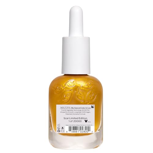 Nailtopia Bio-Sourced Chip Free Nail Lacquer Disney Collection, Scar, 0.41 oz - All Natural - Vegan - Strengthening - Quick-Dry - Long Lasting - Cruelty-Free - Nail Polish