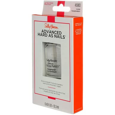 Sally Hansen Advanced Hard As Nails Clear 0.45 Ounce (13.3ml) (2 Pack)