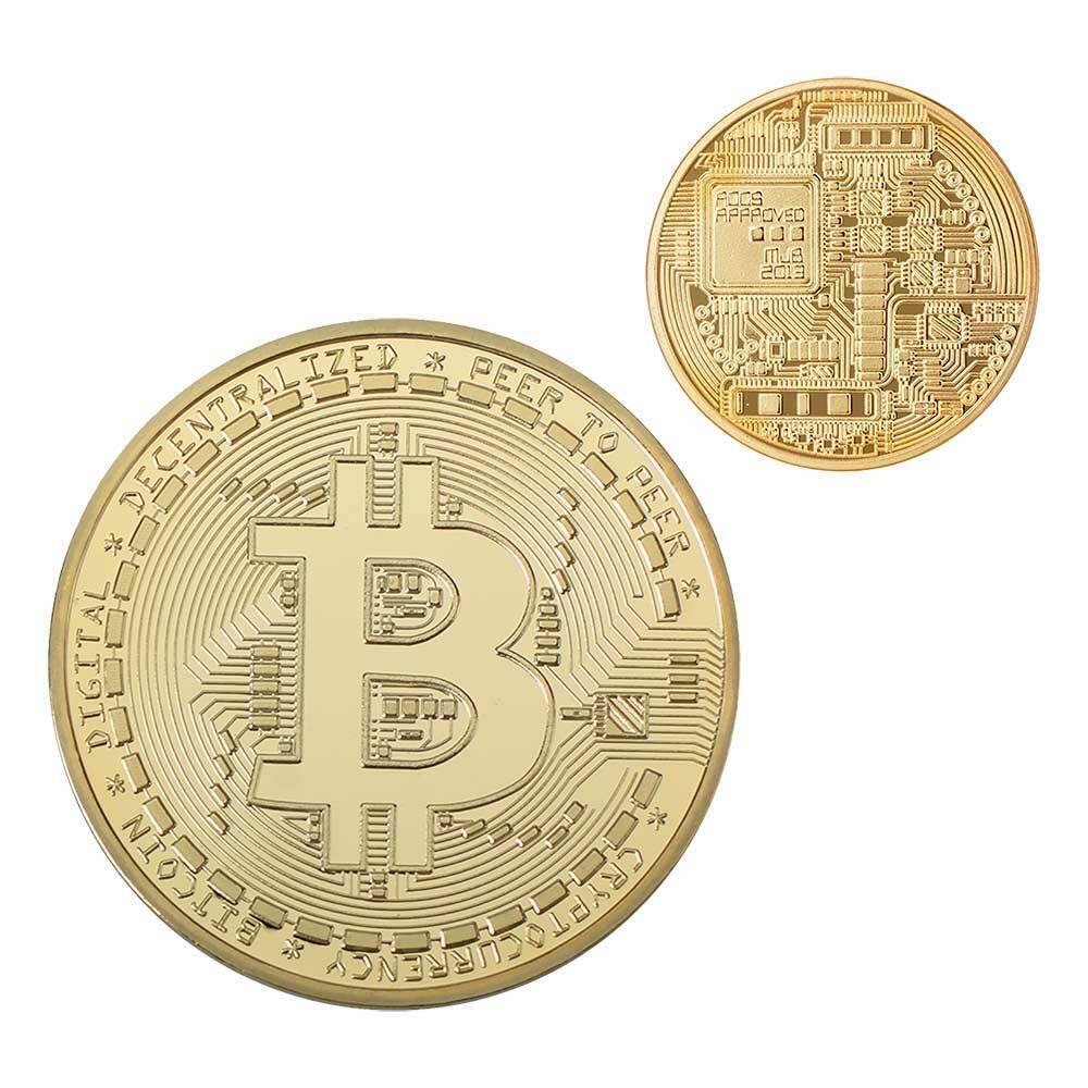 Cryptocurrency Collectors Edition 40mm Crypto Coin Keychain Capsule Set Bitcoin