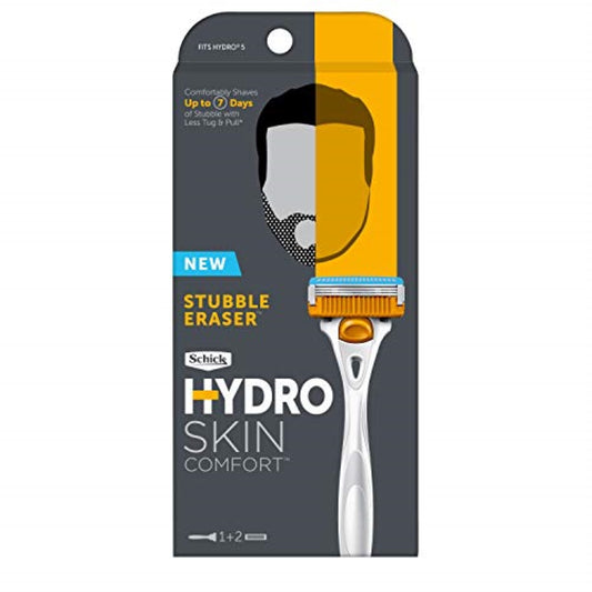 Schick Hydro Stubble Eraser Razor with 2 Razor Refill Blades