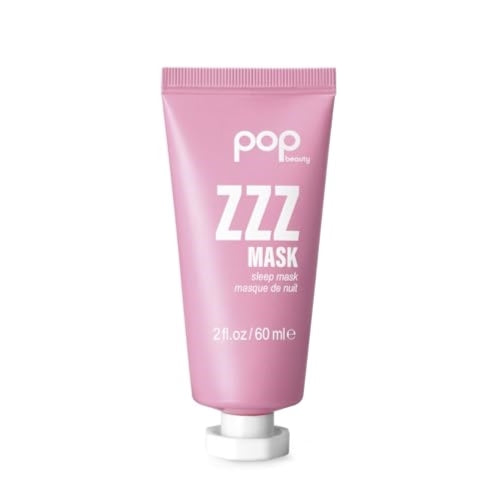 POP Beauty ZZZ MASK - Rehydrating and Reviving Face Mask, Niacinamide and Ceramides Replenish Skin | 2 Fl Oz
