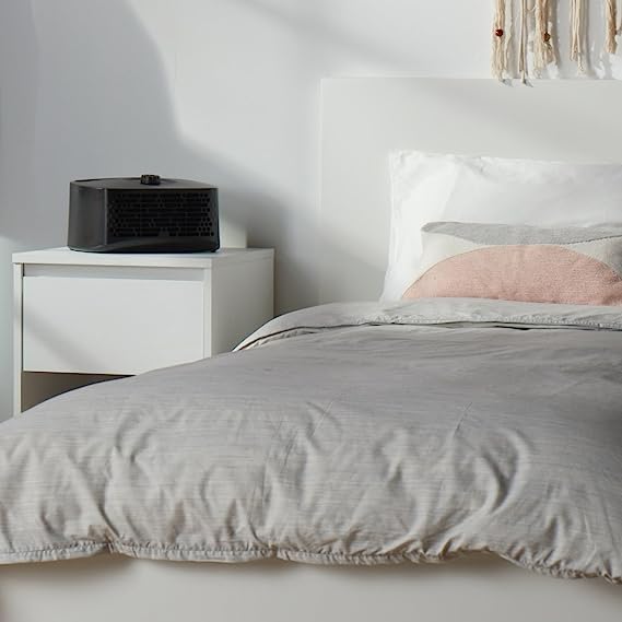 Honeywell HEPA Air Purifier, Airborne Allergen Reducer for Small Rooms (90 sq ft), Black - Wildfire/Smoke, Pollen, Pet Dander, and Dust Air Purifier, HPA020