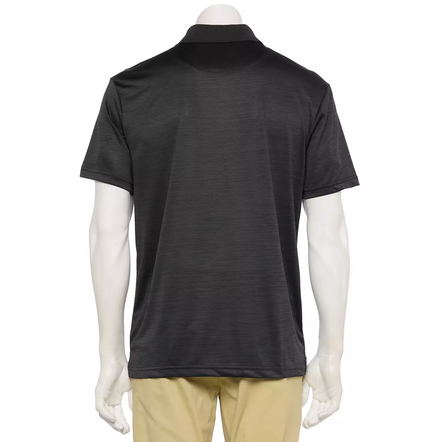 Men's London Fog Collection Broken Stripe Polo Top - X-Large - Lt Orchid