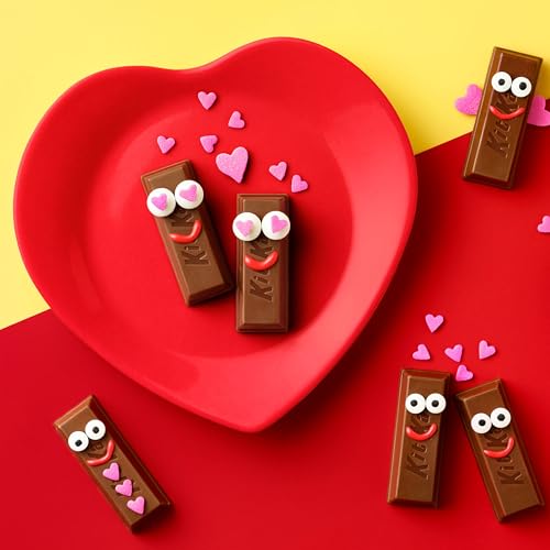 KIT KAT Miniatures Milk Chocolate Wafer, Valentine's Candy Bag, 9.6 oz