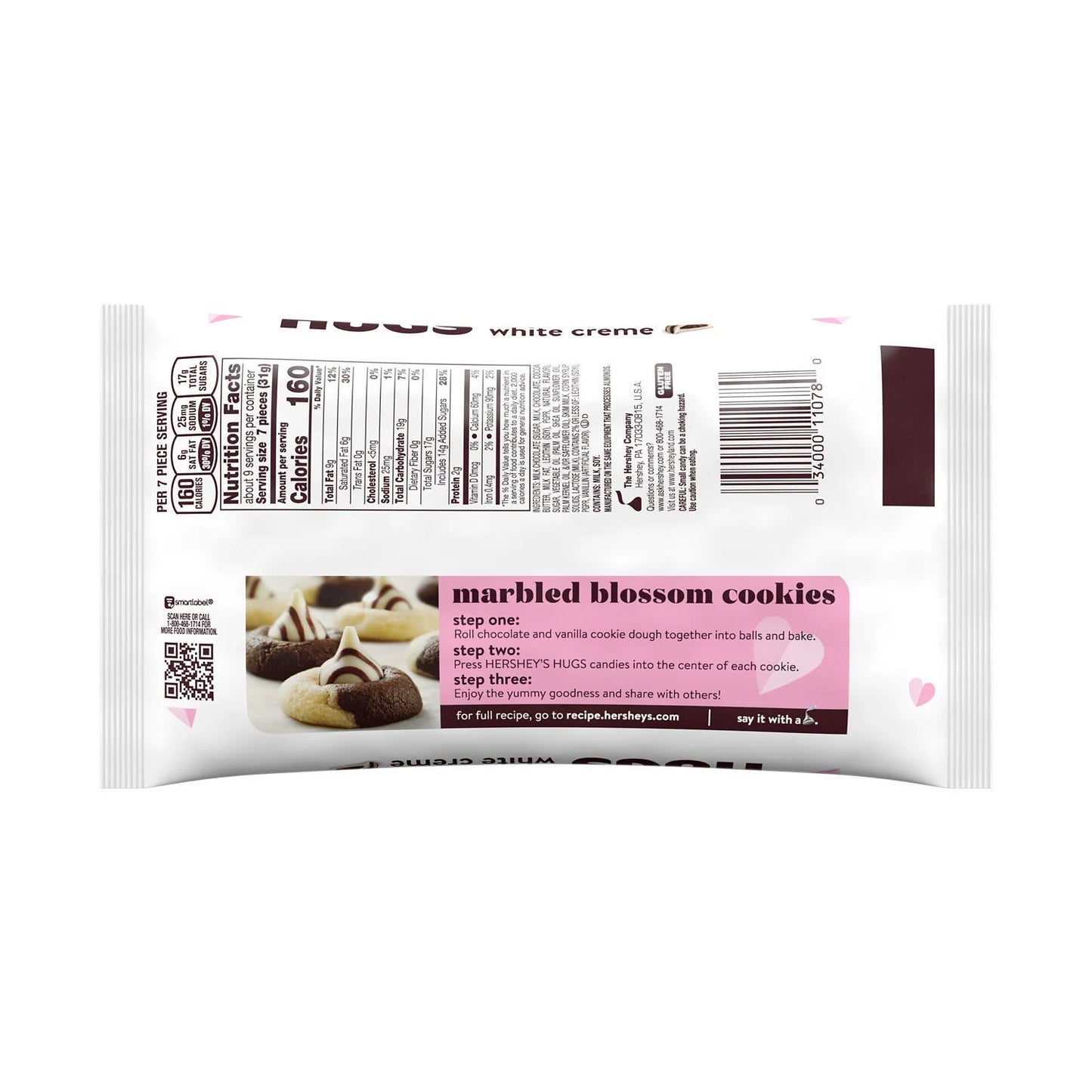 HERSHEY'S Hugs Candies 10.1 oz.