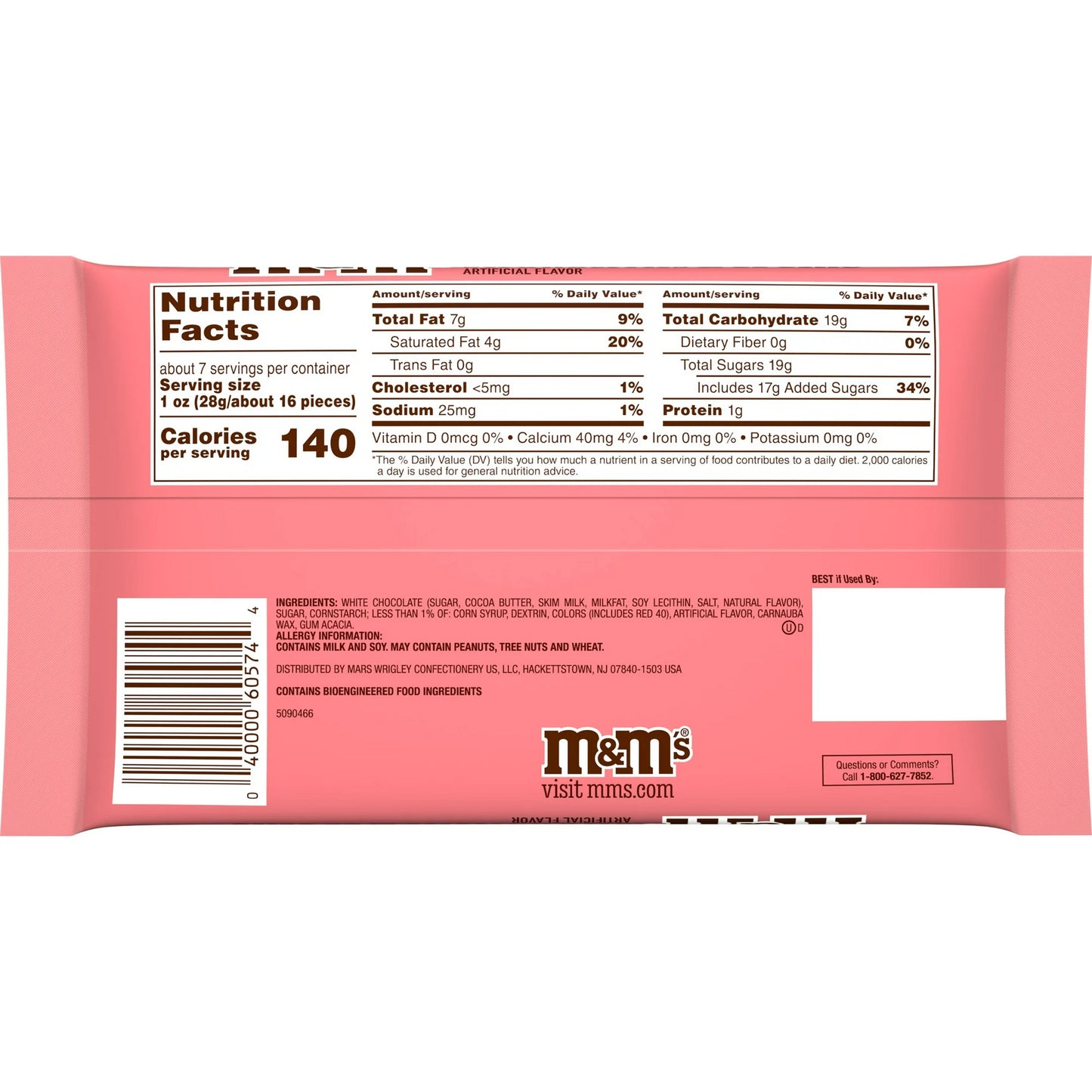 Valentine's White Chocolate Strawberry & Cream - 7.44oz