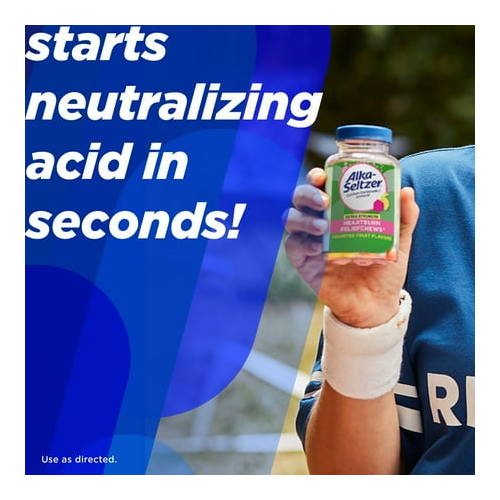 Alka-Seltzer Extra Strength Heartburn Relief Chews Antacid Tablets 32 Ct