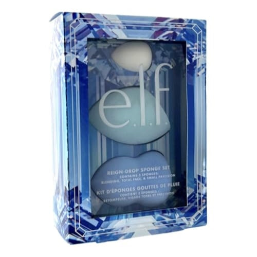 Reign Drop 3 Pc Sponge Blending Total Face & Precision Beauty Blender Set