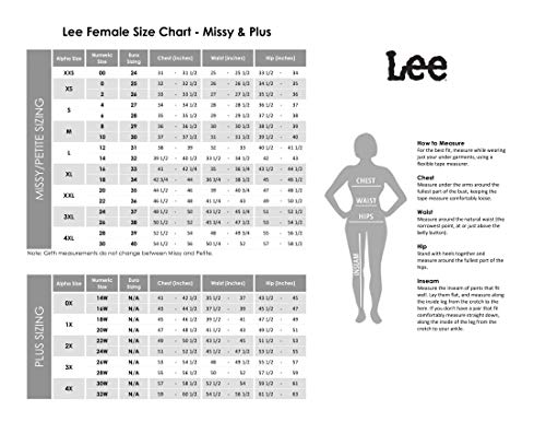 Lee Women's Sculpting Slim Fit Pull-On Vent Hem Skimmer Pant, Black, 16