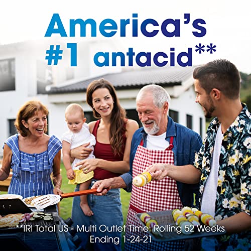 TUMS Antacid Smoothies Berry Fusion Tablets 60 Count EXP 04/2027