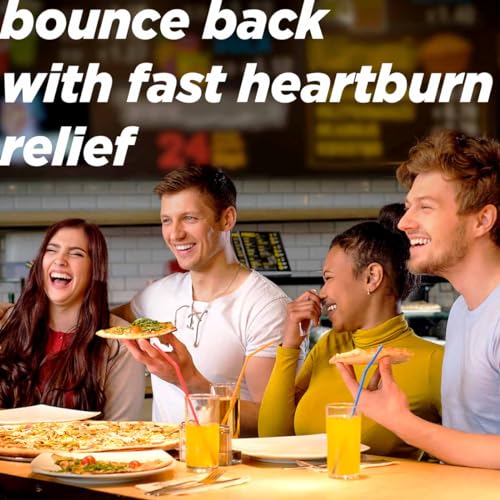 Alka-Seltzer Heartburn Relief Lemon Lime Flavor Effervescent Tablets, 4-in-1 Relief from Heartburn, Sour Stomach, Acid Indigestion, and Upset Stomach, Dissolvable Antacid, 36 Ct