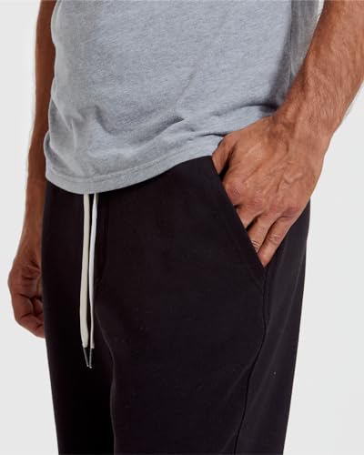 True Classic Joggers for Men β Premium Mens Joggers - Sweatpants with Pockets, Soft Fleece, for Gym, Workouts & Lounging β Menβs Sweat Pants, Black, M