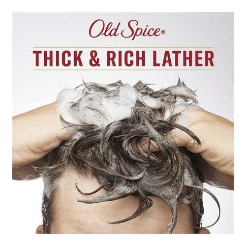 Old Spice Healthy Feeling Hair Shampoo for Men, Citrus Zest Scent with Vitamin C 22 fl oz for All Hair Types