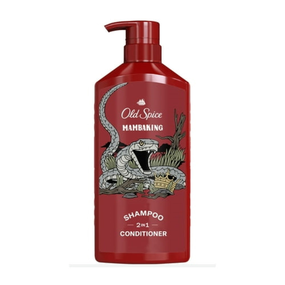 Old Spice Mamba King 2n1 Men's Shampoo and Conditioner, All Hair Types, 21.9 fl oz