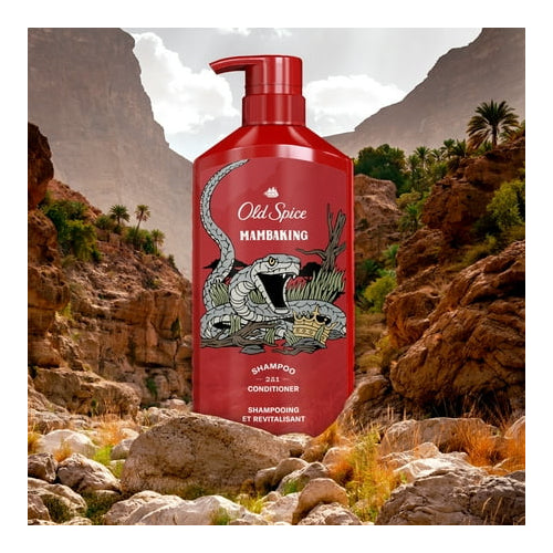 Old Spice Mamba King 2n1 Men's Shampoo and Conditioner, All Hair Types, 21.9 fl oz