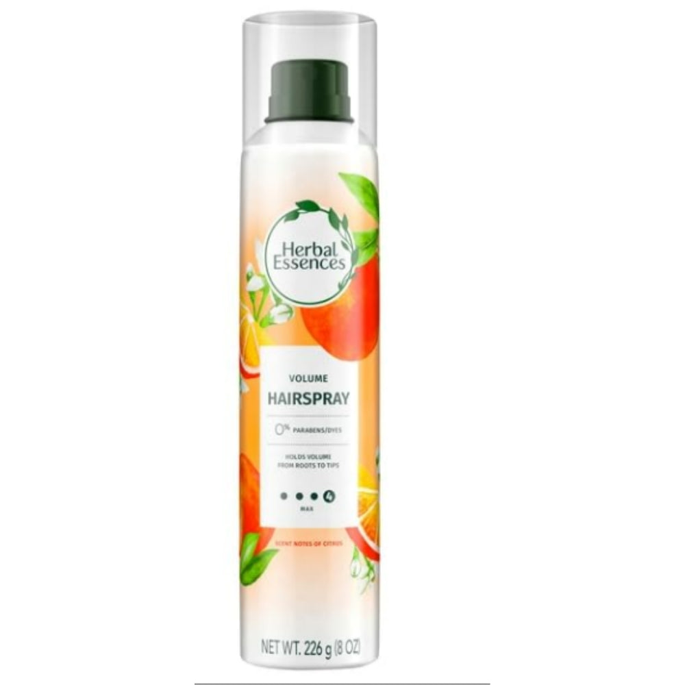 Herbal Essences, Volume Hairspray 4 Max Notes Of Citrus, 8 Ounce