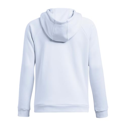 Under Armour Women's Armour Fleece Full Zip, (464) Nimbus Blue / / Black, X-Small