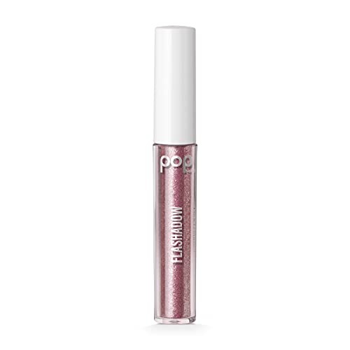 POPBEAUTY Flashadow - Pink Flash | Liquid Glitter Eyeshadow | Add Sparkle To Eye Makeup Or Highlighter | 2.4 Ml
