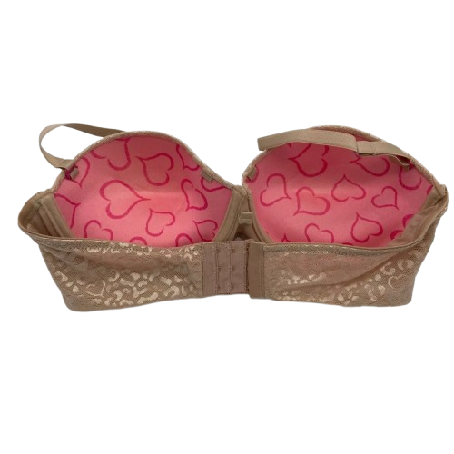 Wonderbra Women's Triple Threat Convertible Push Up Bra, Nude, 38C